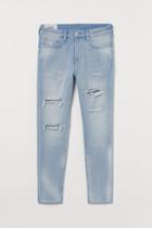 H & M - Skinny Cropped Jeans - Blue