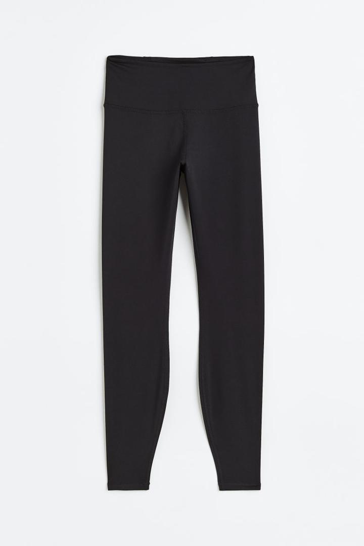 H & M - Sports Tights In Softmove&trade; - Black