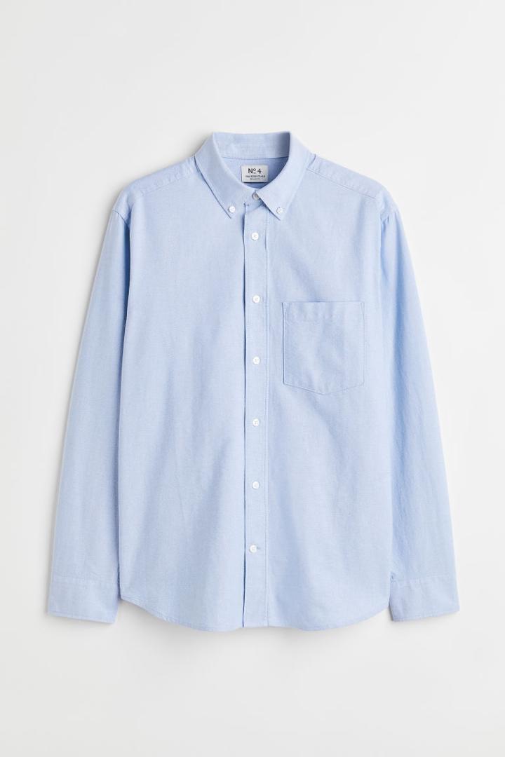 H & M - Essentials No 4: The Oxford Shirt - Blue