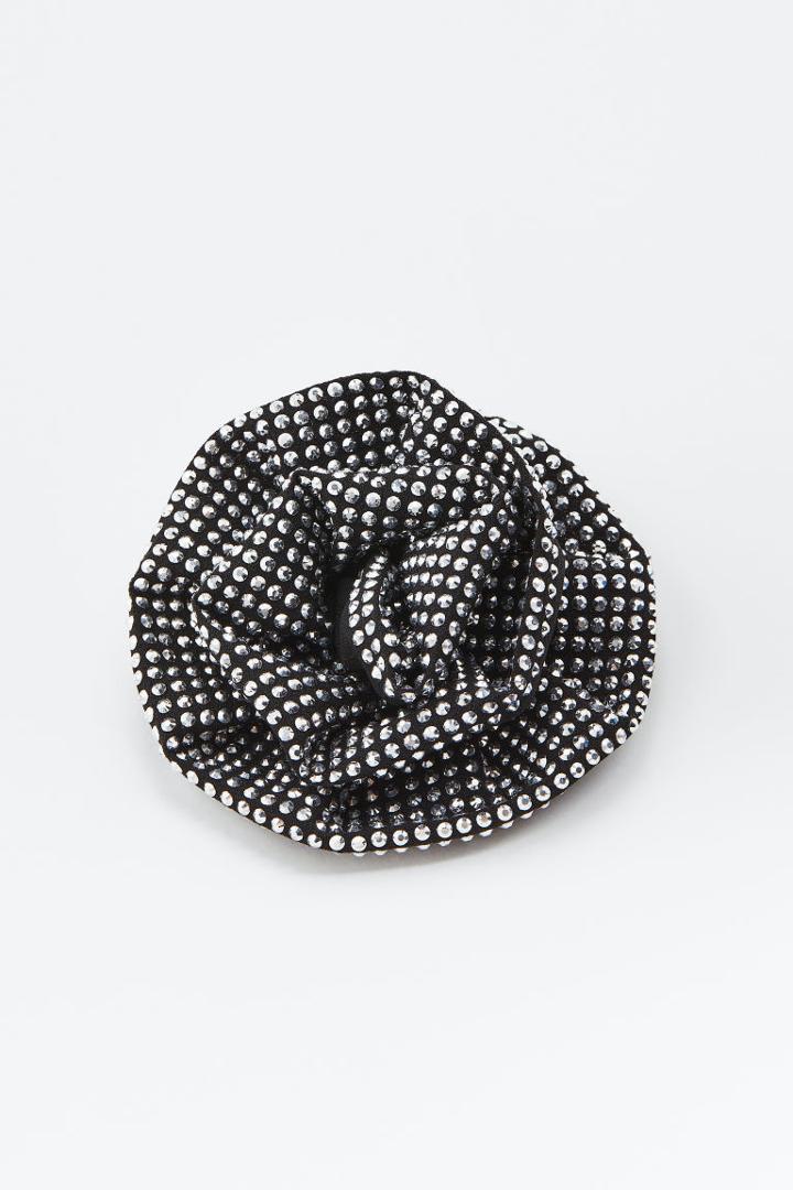 H & M - Flower-shaped Hair Clip - Black