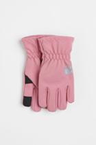 H & M - Water-repellent Gloves - Pink