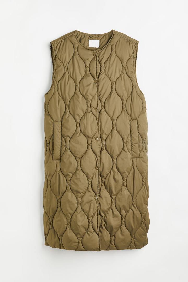 H & M - Long Vest - Beige