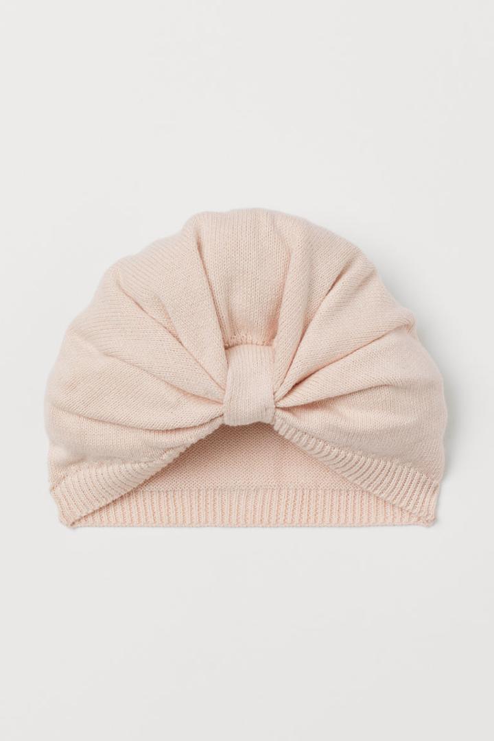 H & M - Knit Cotton Turban - Orange