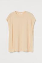 H & M - Jersey Sleeveless Top - Beige