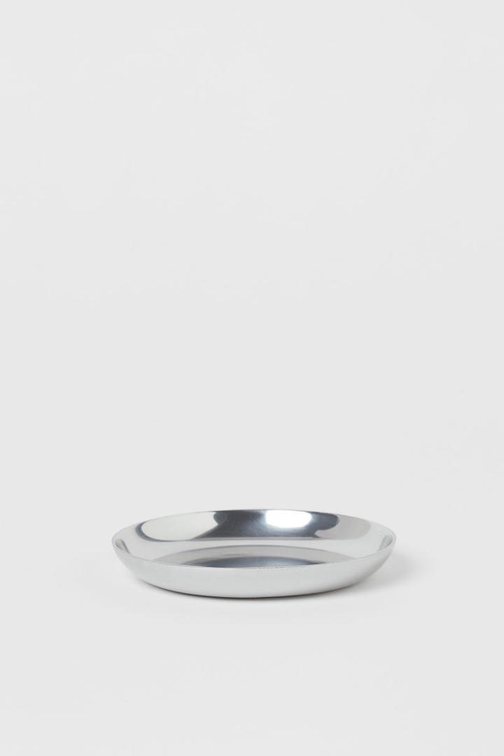 H & M - Mini Metal Dish - Silver