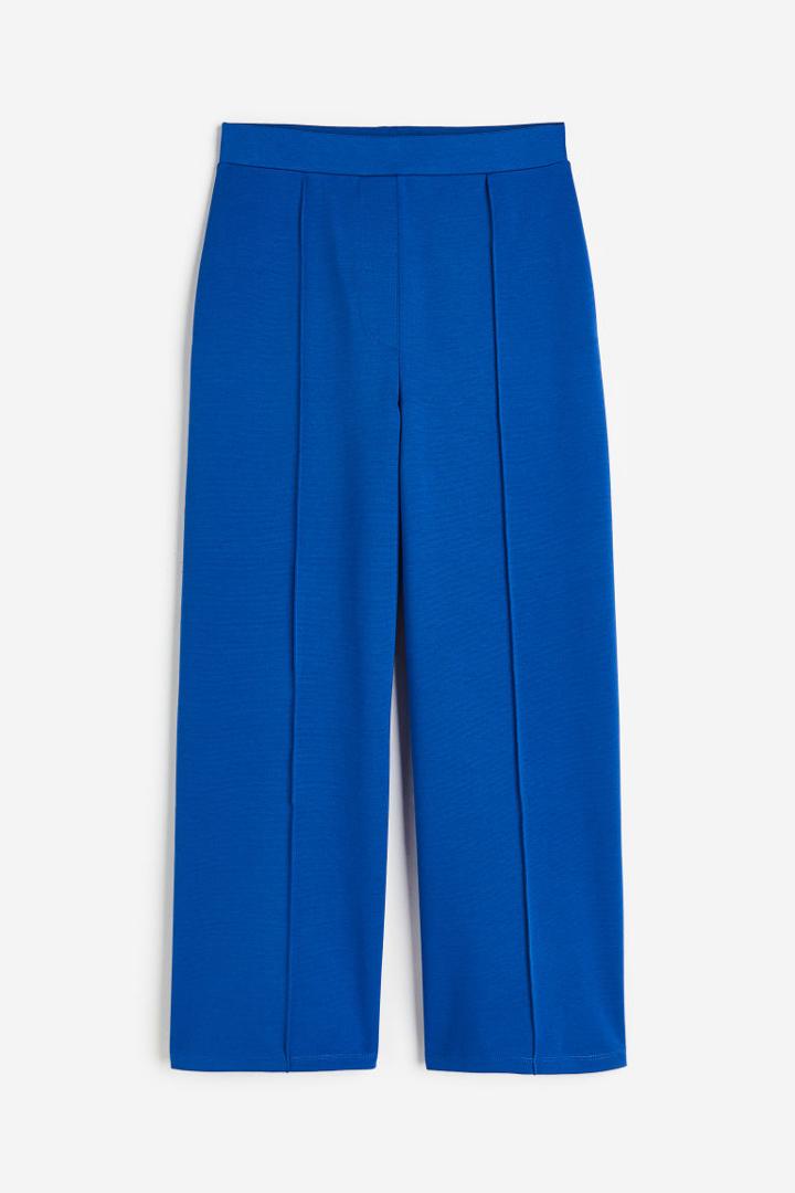H & M - Wide-leg Dress Pants - Blue