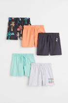 H & M - 5-pack Jersey Shorts - Gray