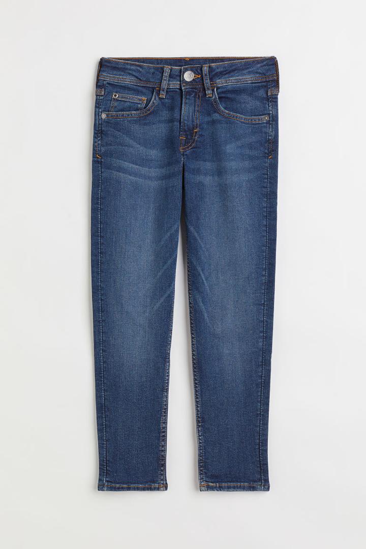 H & M - Relaxed Tapered Fit Jeans - Blue