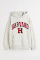 H & M - Graphic Hoodie - Gray