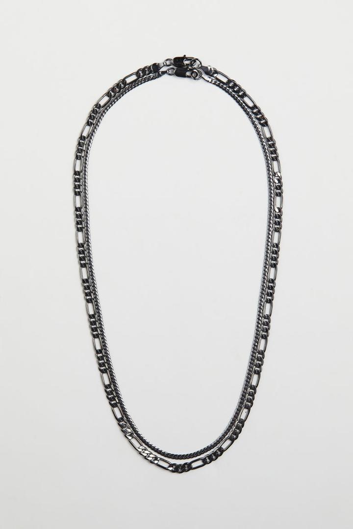 H & M - 2-pack Necklaces - Black