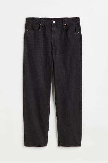H & M - H & M+ 90's Straight High Jeans - Black