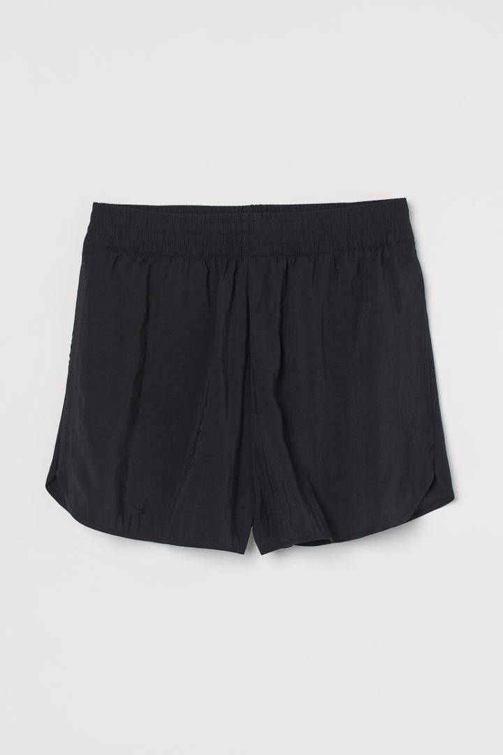 H & M - Pull-on Shorts - Black