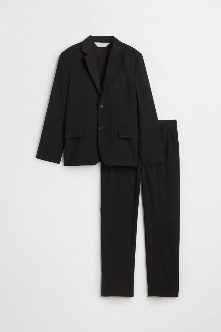 H & M - Suit - Black