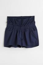 H & M - Mama Twill Shorts - Blue