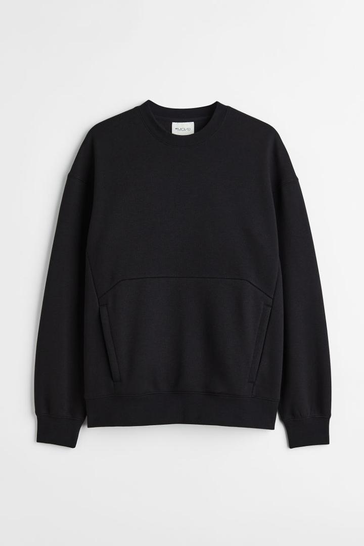 H & M - Warm Sports Sweatshirt - Black