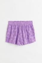 H & M - Jersey Pull-on Shorts - Purple