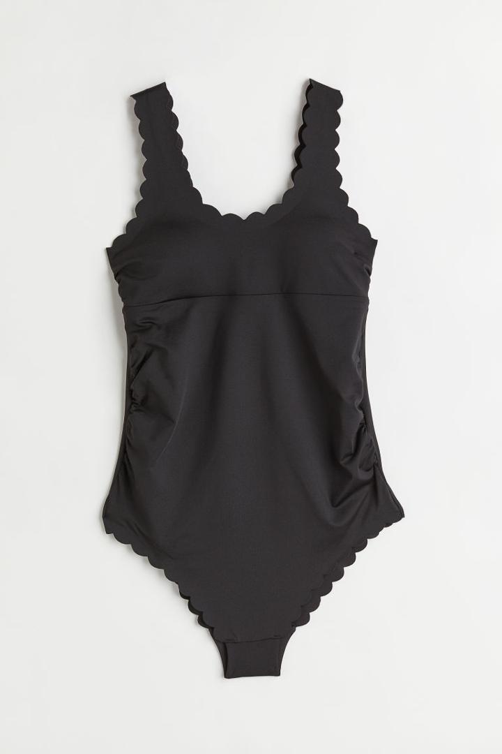 H & M - Mama Padded-cup Swimsuit - Black