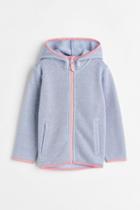 H & M - Hooded Fleece Jacket - Blue