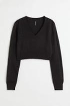 H & M - Short Sweater - Black