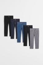 H & M - 5-pack Comfort Stretch Slim Fit Jeans - Black