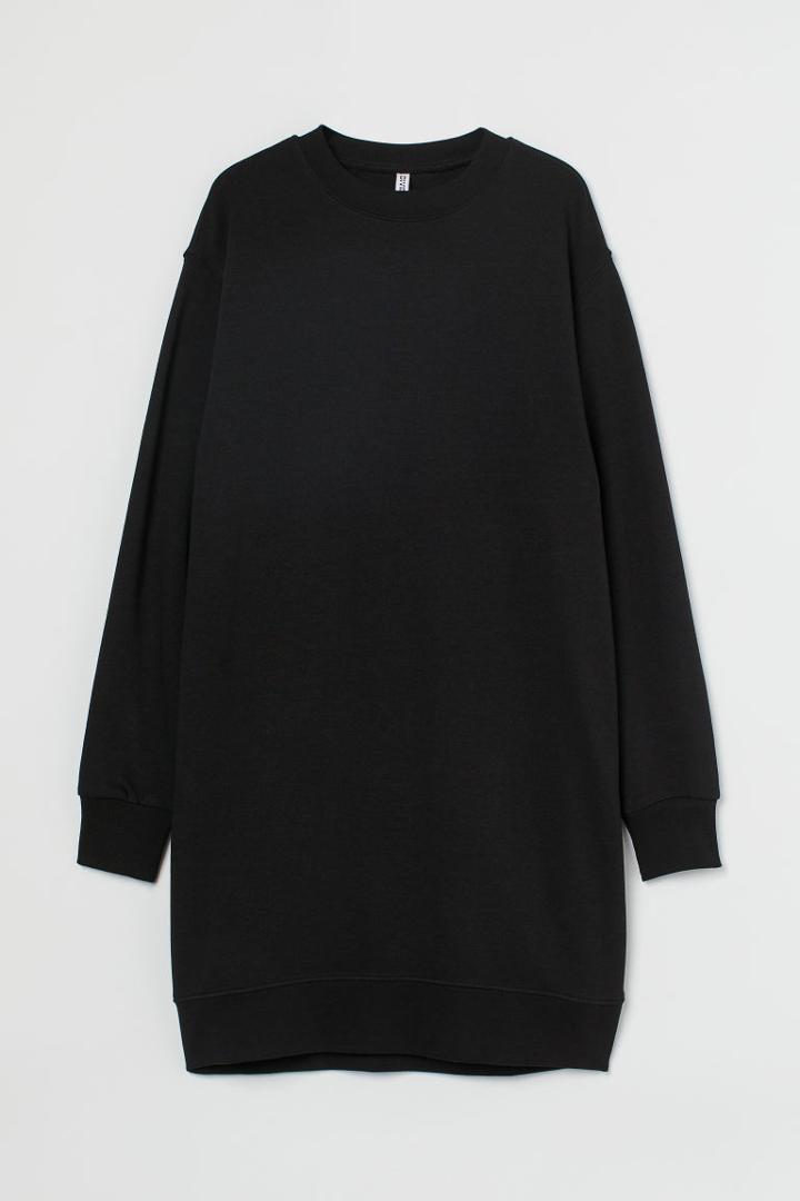 H & M - Sweatshirt Dress - Black