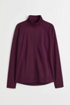 H & M - Regular Fit Fast-drying Jacket - Purple