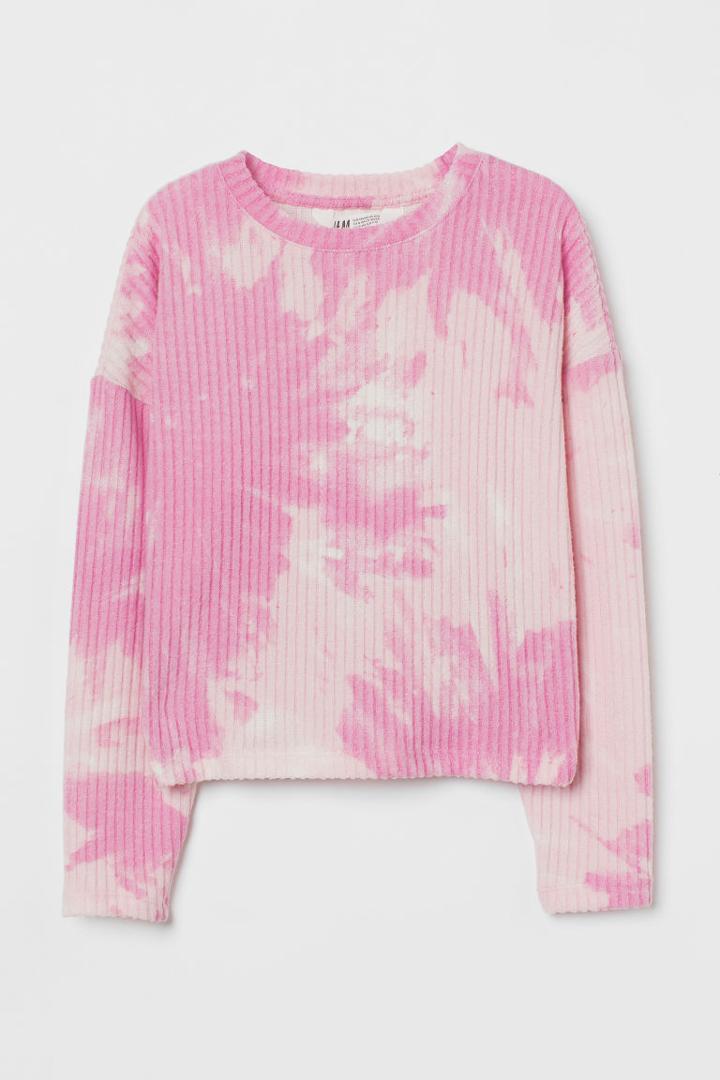 H & M - Boxy Sweater - Pink
