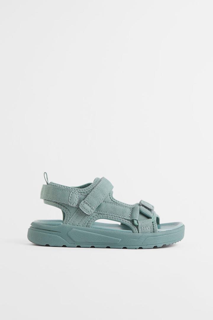 H & M - Scuba-look Sandals - Green