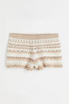 H & M - Crochet-look Shorts - Beige