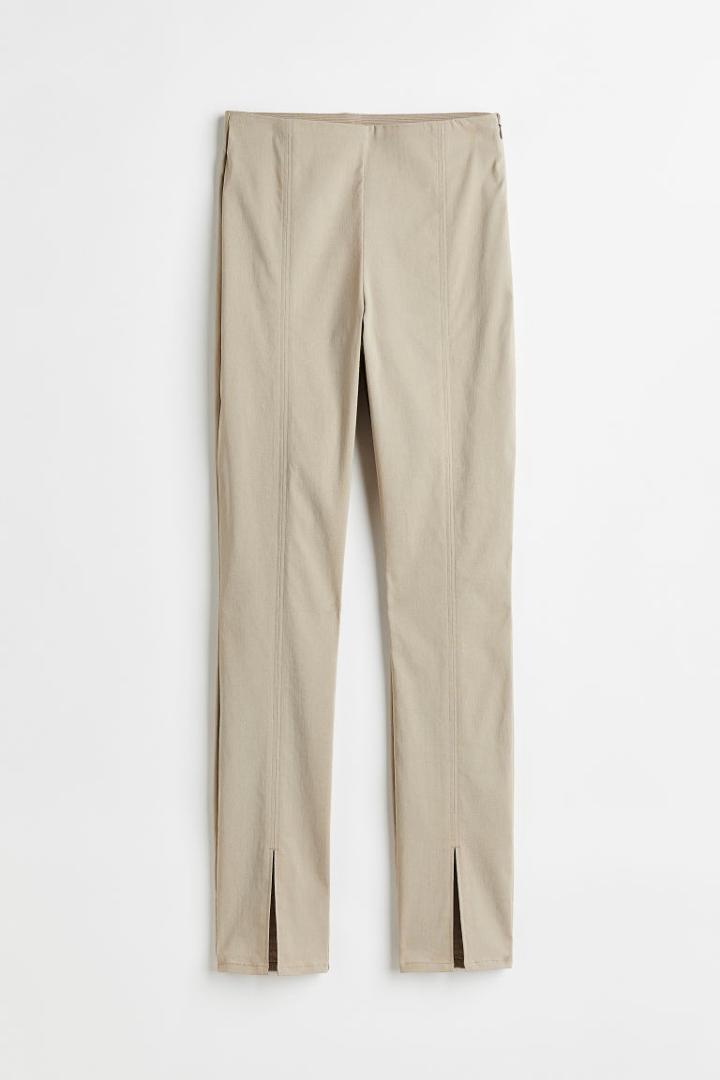 H & M - Slim Pants - Brown