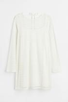 H & M - H & M+ Lace-knit Dress - White