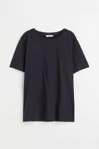 H & M - H & M+ Crew-neck T-shirt - Blue