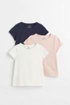 H & M - 3-pack T-shirts - Pink