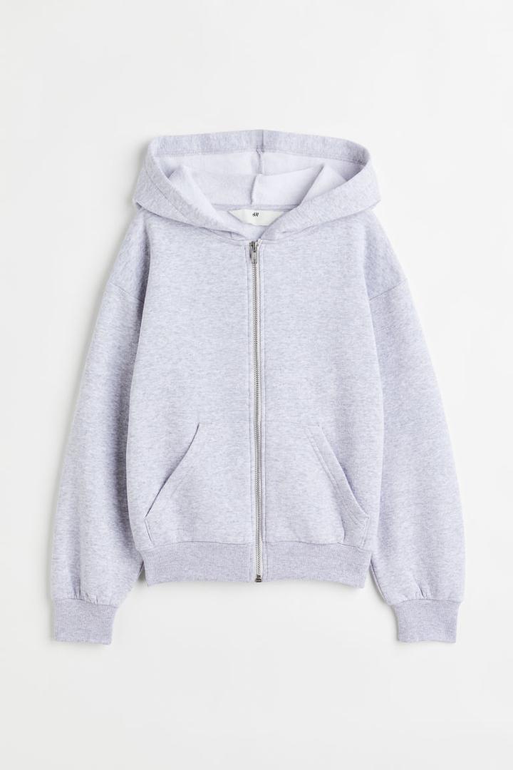 H & M - Oversized Hooded Jacket - Gray