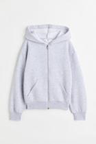 H & M - Oversized Hooded Jacket - Gray