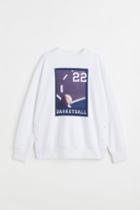 H & M - Long-sleeved Basketball Shirt - White