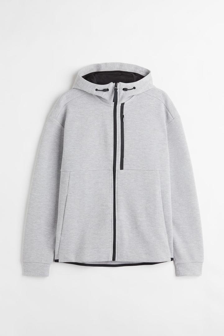 H & M - Regular Fit Track Jacket - Gray