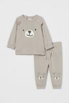 H & M - 2-piece Set - Brown