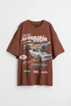 H & M - H & M+ Oversized T-shirt - Beige