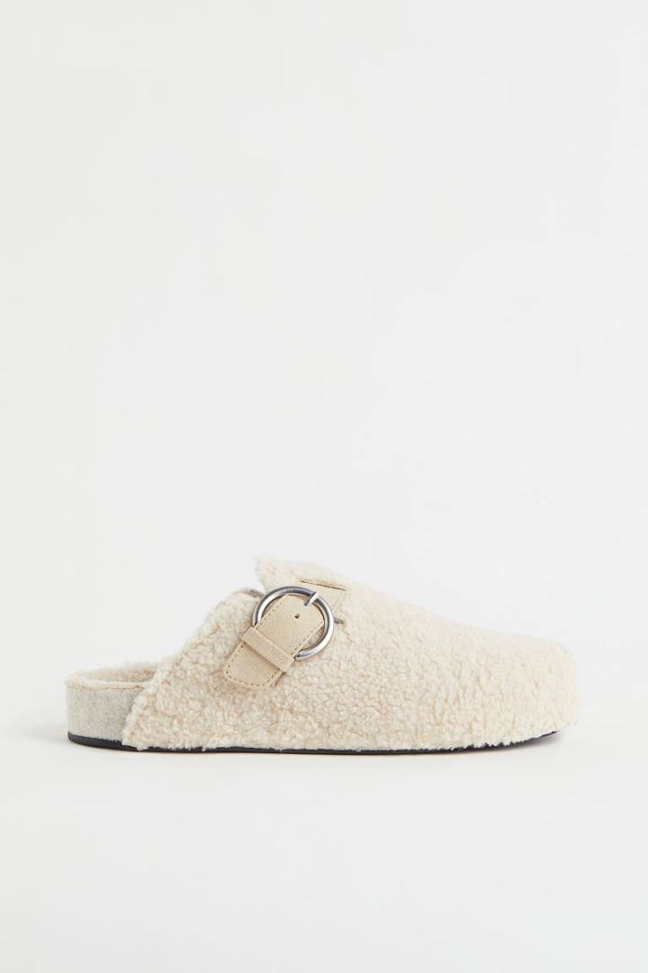 H & M - Felt Shoes - White