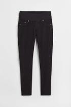 H & M - Mama Before & After Low Waist Twill Pants - Black
