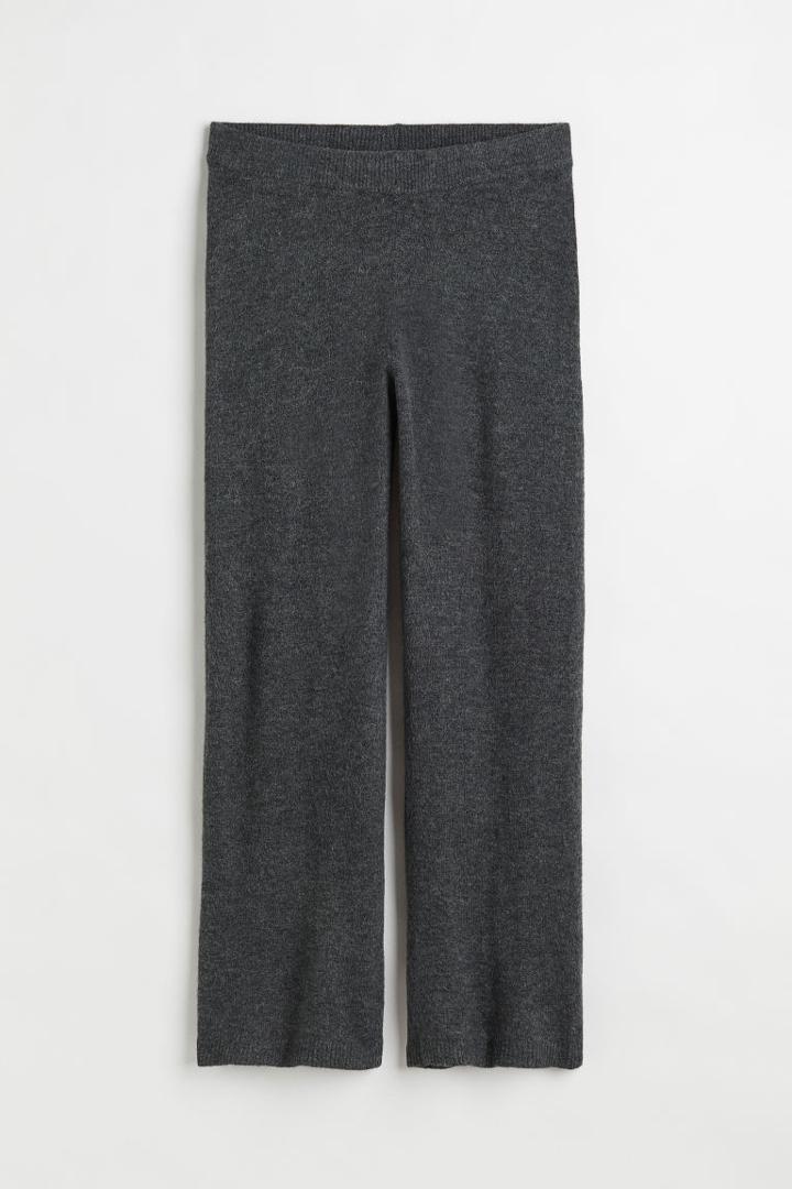 H & M - H & M+ Knit Pants - Gray