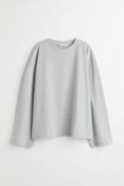 H & M - Long-sleeved Top - Gray