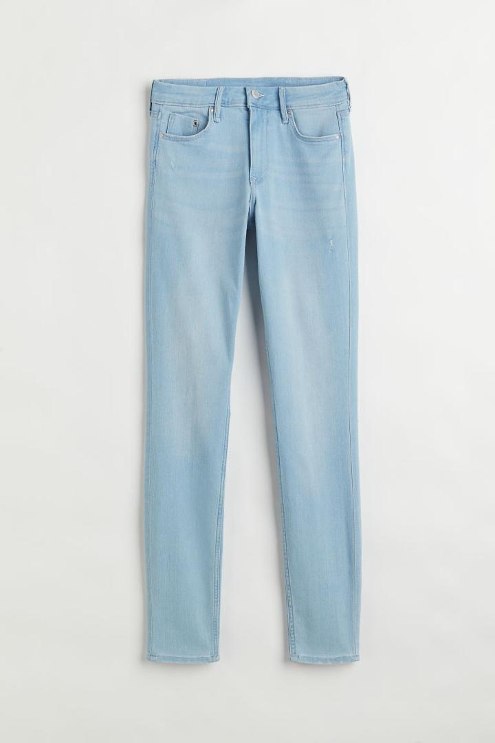H & M - Skinny Regular Jeans - Blue