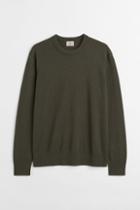 H & M - Cashmere-blend Sweater - Green