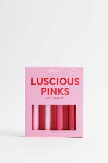 H & M - 4-pack Lip Glosses - Pink