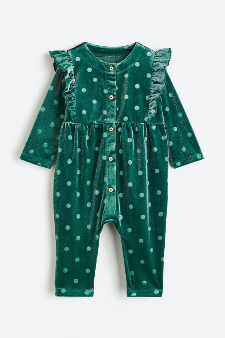 H & M - Sweatshirt Jumpsuit - Green