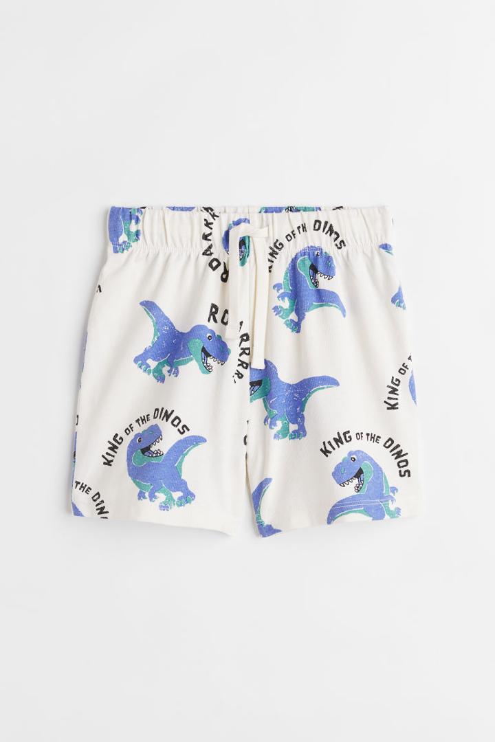 H & M - Jersey Shorts - White