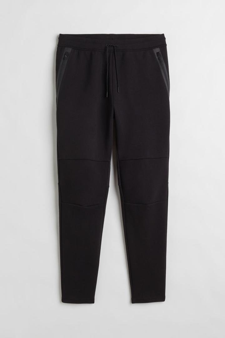 H & M - Sports Joggers In Drymove&trade; - Black