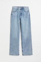 H & M - 90s Baggy High Jeans - Turquoise
